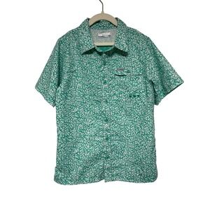 Columbia PFG  UPF 40+ Super Slack Tide Button Down Shirt‎ Boys 10-12